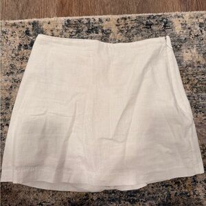 Abercrombie & Fitch Cream Mini Skirt